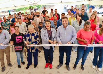 Badiraguato continúa con su transformación urbana; José Paz López inaugura obra en la comunidad del Varejonal