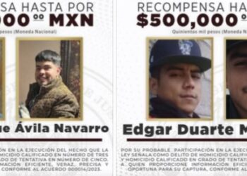La FGJES ofreció recompensa por dos presuntos criminales
