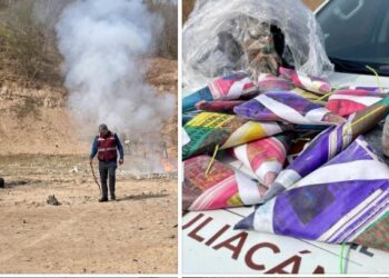 Protección Civil destruye 250 kilogramos de pirotecnia asegurada durante los operativos preventivos realizados en la temporada 2025