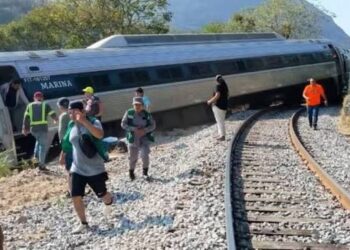 Detienen al maquinista del Tren Interoceánico que se descarriló en Oaxaca