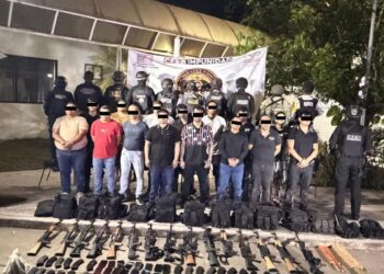 Detienen 15 integrantes de un grupo de la delincuencia organizada en Chiapas