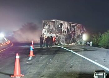 Accidente fatal en la autopista Benito Juárez, en Navolato; una persona desconocida murió
