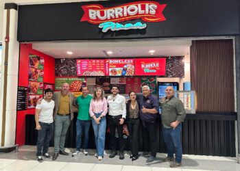 Fomentan el consumo local y generan empleos; inauguran nueva sucursal de Burriolis Pizza en Plaza Sendero