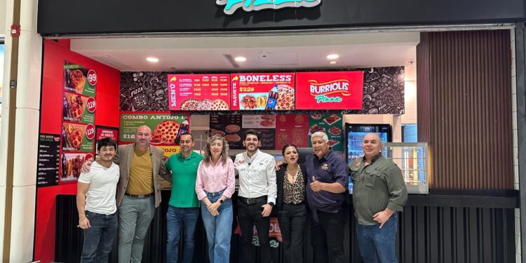 Fomentan el consumo local y generan empleos; inauguran nueva sucursal de Burriolis Pizza en Plaza Sendero