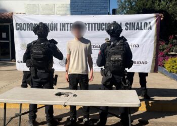 Durante recorridos, el Grupo Interinstitucional detuvo a un hombre en posesión de un arma de fuego, cargadores y municiones