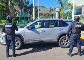 En una rápida acción, el Grupo Interinstitucional recuperó un vehículo momentos después de que había sido despojado