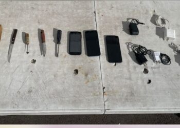 Grupo Interinstitucional asegura diversos objetos durante revisión en dos módulos del Centro Penitenciario Aguaruto