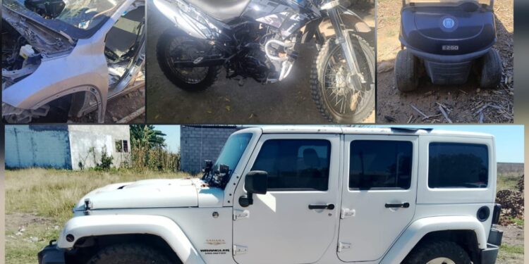 Autoridades recuperaran en Navolato cuatro unidades robadas