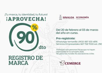 Economía impulsa a emprendedores con 90% de descuento en el Registro de Marca