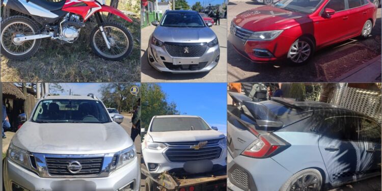 En el Operativo Interinstitucional Contra el Robo de Vehículos en Culiacán, ayer viernes se recuperaron seis unidades con reporte de robo y alteraciones