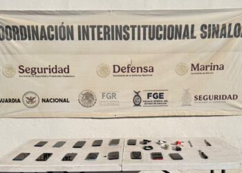 Grupo Interinstitucional asegura teléfonos celulares, cargadores y puntas en el Centro Penitenciario Aguaruto durante la revisión de este sábado 21 de febrero