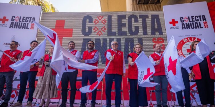 “Cada peso suma a la vida y a la salud”, Gobernador Rocha, al poner en marcha la Colecta Nacional de Cruz Roja en Sinaloa