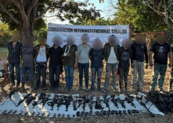 14 civiles detenidos y el aseguramiento de armas, explosivos improvisados, granadas, municiones y vehículos fueron el resultado de un operativo aeromóvil y terrestre en San Ignacio
