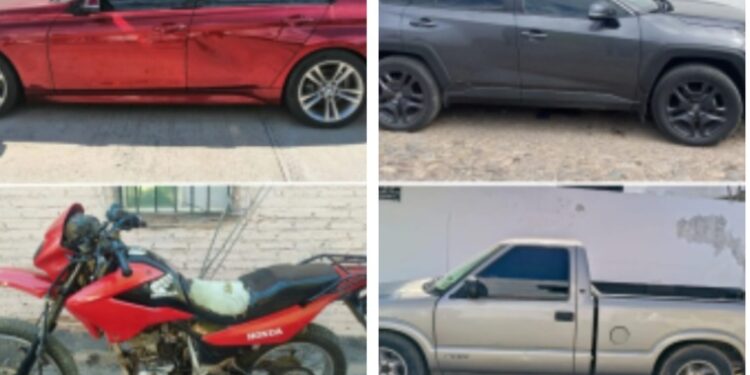 El Grupo Interinstitucional asegura 4 vehículos; 2 de ellos con reporte de robo