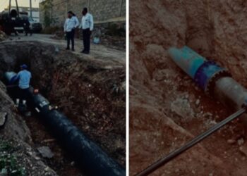 Ya quedó reparada la fuga de agua en Finisterra: JAPAC