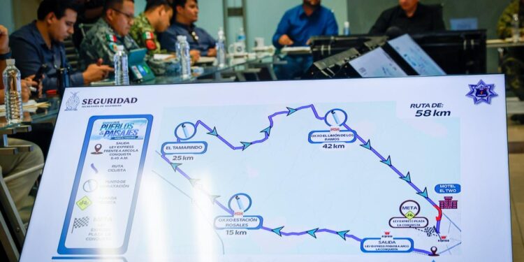 Listo el operativo de seguridad para disfrutar la rodada “Pueblos y Paisajes 2026: Rodando por el Cuidado del Agua”