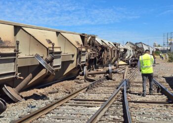 Descarrilamiento de tren en Sinaloa deja solo daños materiales
