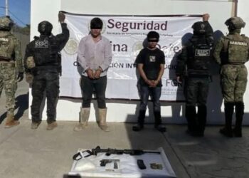 Elementos federales lograron capturar a dos presuntos generadores de violencia y les aseguraron armas de fuego