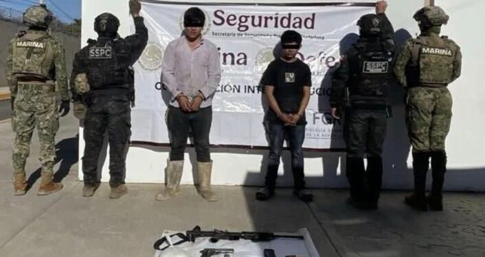 Elementos federales lograron capturar a dos presuntos generadores de violencia y les aseguraron armas de fuego