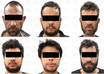 La FGR obtuvo vinculación a proceso en contra de José “N”, Edel “N”, Daniel “N”, Pablo “N”, Marco “N” y José Antonio “N”, por su posible participación en los delitos de portación de armas de fuego, posesión de armas, cartuchos y cargadores, todos de uso exclusivo de las fuerzas armadas.