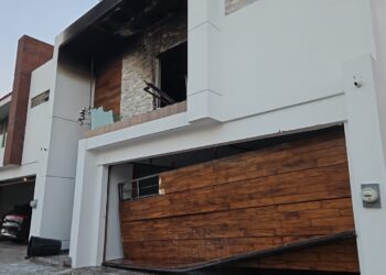 Incendian y vandalizan una residencia en privada de Portalegre en el sector La Conquista