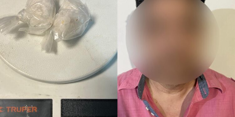 En Culiacán, el Grupo Interinstitucional detuvo a un masculino; se le aseguraron dosis de presunta droga y un vehículo