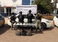 Grupo Interinstitucional asegura en Aguaruto 3 vehículos con armas largas, cargadores, cartuchos y chalecos con placas balísticas