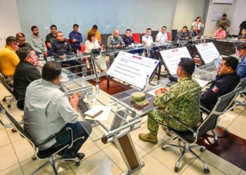 Autoridades de los tres órdenes de gobierno preparan trabajos de seguridad para los próximos eventos en Altata, Navolato, que se realizarán en el mes de marzo