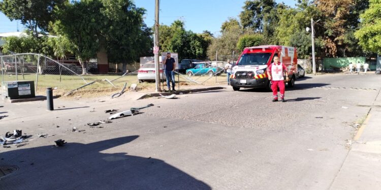 Accidente vial en Culiacán deja daños materiales, sin personas lesionadas