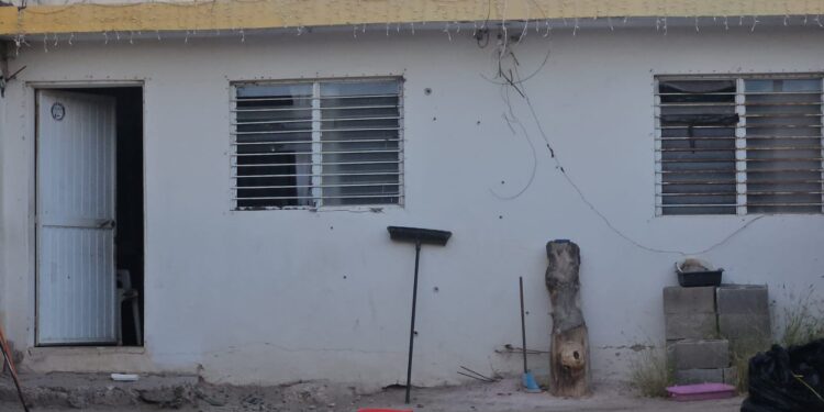 Tirotean una casa de la colonia Antonio Toledo Corro