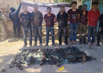 Tras denuncia anónima al 089, el Grupo Interinstitucional rescata en Escuinapa a menor de edad privado de la libertad; hay 8 detenidos