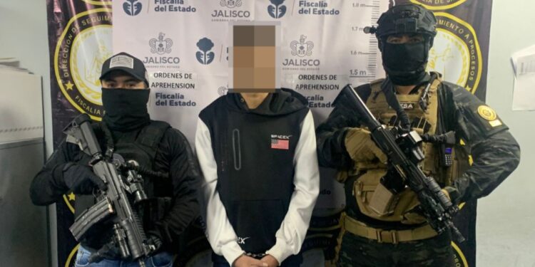 Detiene la FGE en Jalisco a probable responsable de feminicidio y homicidio en Los Mochis