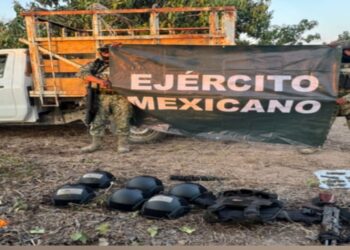 En Escuinapa, aseguran un arma, cargadores, municiones y un vehículo robado