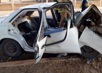 Accidente de tránsito deja cuatro personas lesionadas en la carretera Culiacán-Navolato