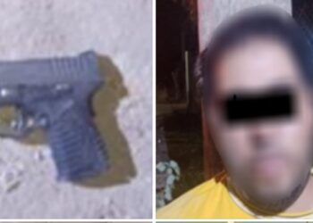 Civil es detenido por el Grupo Interinstitucional en posesión de un arma de fuego en Culiacán