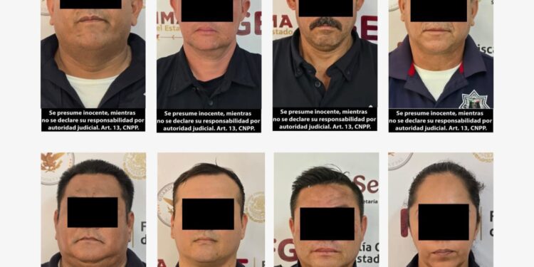 Detienen a 8 policías municipales de Manzanillo, vinculados al Cártel de Jalisco