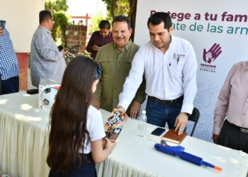 986 niñas y niños han canjeado sus armas de juguetes mediante el programa preventivo Desarme Voluntario Sinaloa