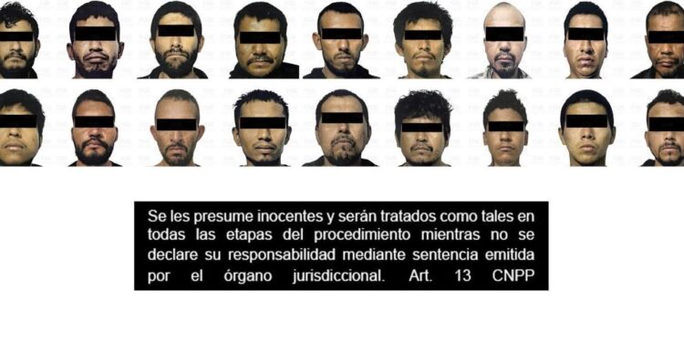 FGR lleva a proceso a 18 personas por su probable participación en diversos delitos