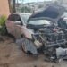 Joven mujer resulta lesionada al provocar un accidente vial sobre la avenida Álvaro Obregón