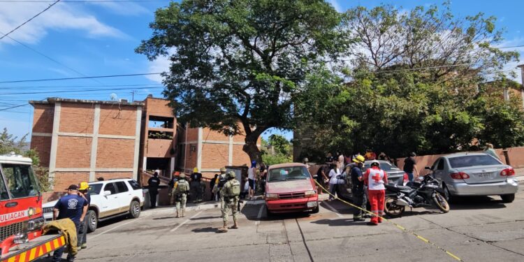 Explosión en departamento de Culiacán deja dos lesionados