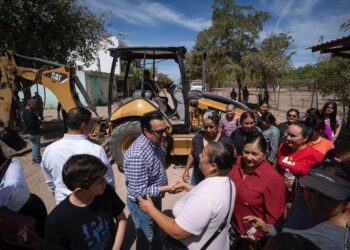 Inaugura Gámez Mendívil obra pluvial en San Lorenzo tras 500 años sin drenaje; inversión supera los 35 mdp