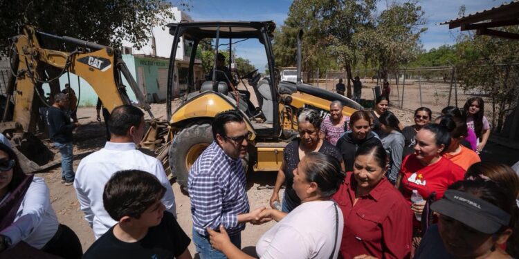 Inaugura Gámez Mendívil obra pluvial en San Lorenzo tras 500 años sin drenaje; inversión supera los 35 mdp
