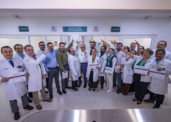 Con la Presidenta Sheinbaum como testigo, el Gobernador Rocha y autoridades de IMSS Bienestar inauguran Unidad de Trasplantes en el HGC