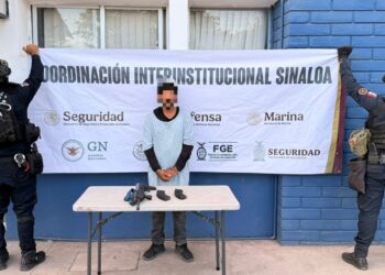 Capturan a un civil en posesión de un arma larga y dos cargadores abastecidos en Culiacán