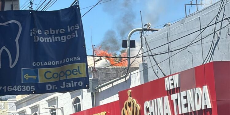 Se incendio en restaurante de comida china en el centro de Culiacán