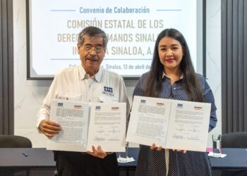 CEDH Sinaloa e Iniciativa Sinaloa firman convenio de colaboración