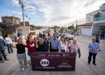 Juan de Dios Gámez impulsa justicia social en la colonia Amado Nervo con 6 calles; inversión supera los 34 mdp