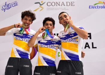 Medallas de oro, plata y broce para Sinaloa dentro del Ciclismo en Olimpiada Nacional de Conade en Jalisco