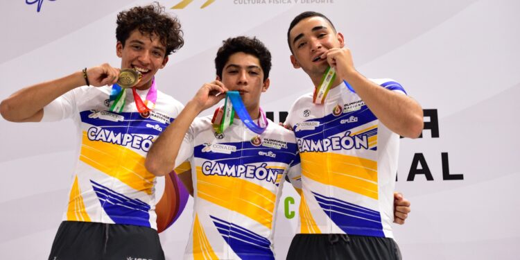 Medallas de oro, plata y broce para Sinaloa dentro del Ciclismo en Olimpiada Nacional de Conade en Jalisco