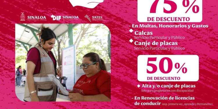 Llegan a El Fuerte los descuentos en Adeudos Vehiculares en la Brigada del Bienestar del DIF